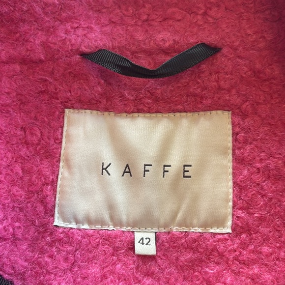 Danish brand Kaffe pink winter coat - Picture 7 of 11